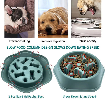 Anti-Choking Slow Feeder Bowl