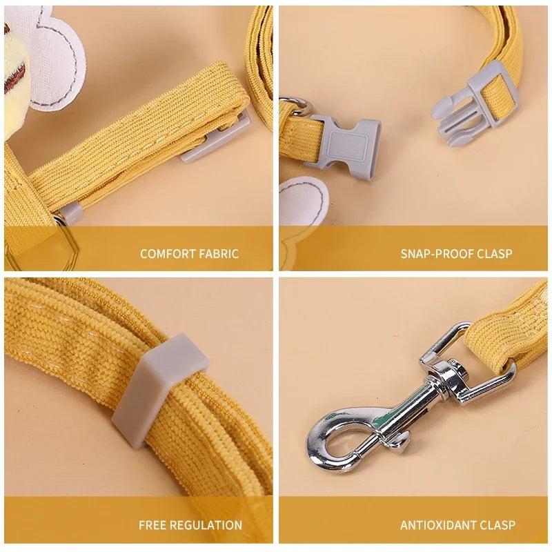 Adjustable Cartoon Bee Harness Leash Set