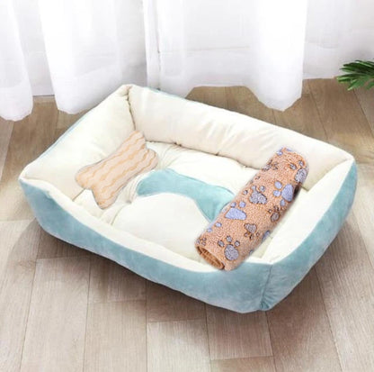 Large Cotton Square Bed