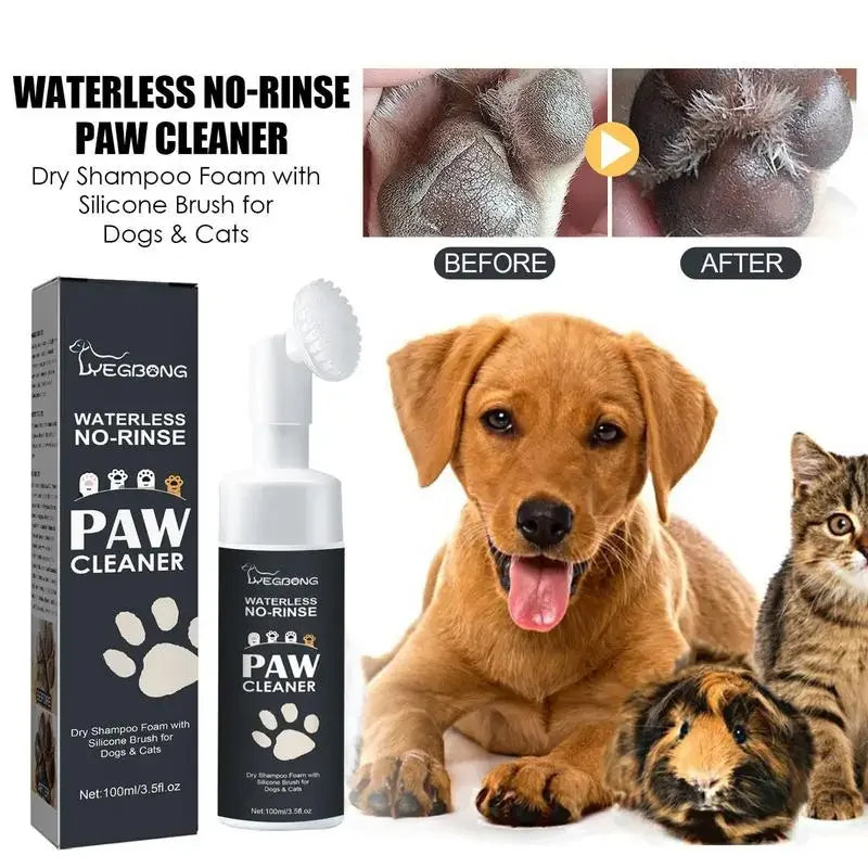 100ML Waterless Paw Cleaner Foam