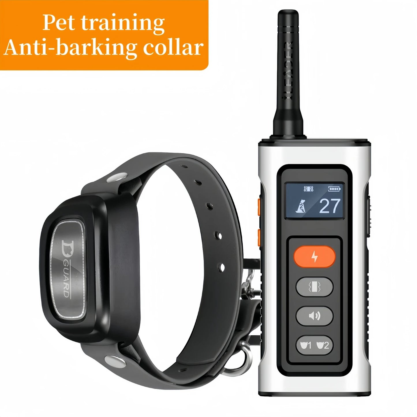 3400FT Waterproof Rechargeable Remote Training Collar