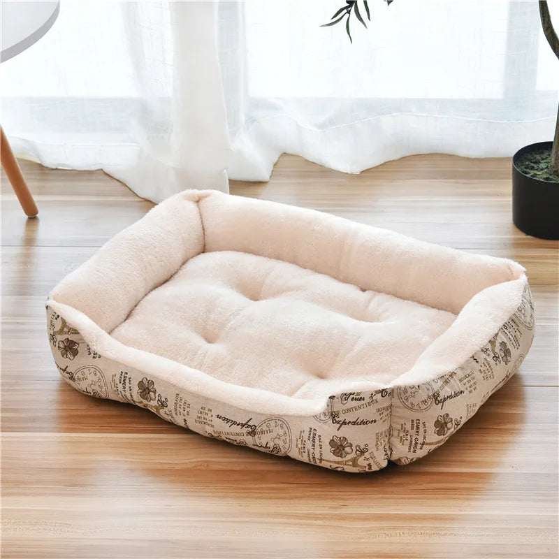 Large Cotton Square Bed