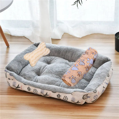 Large Cotton Square Bed