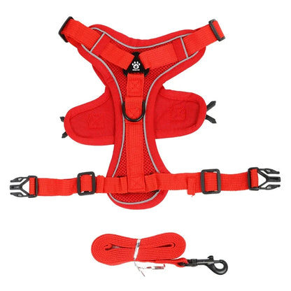 Reflective No-Pull Harness and Leash Set