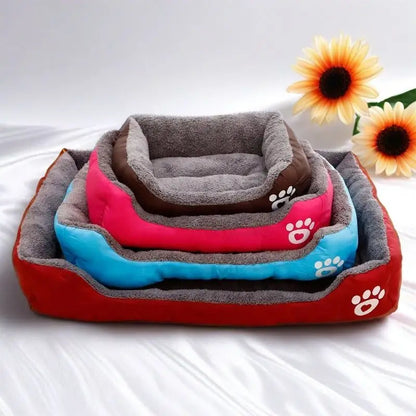 Large Plush Corduroy Bed