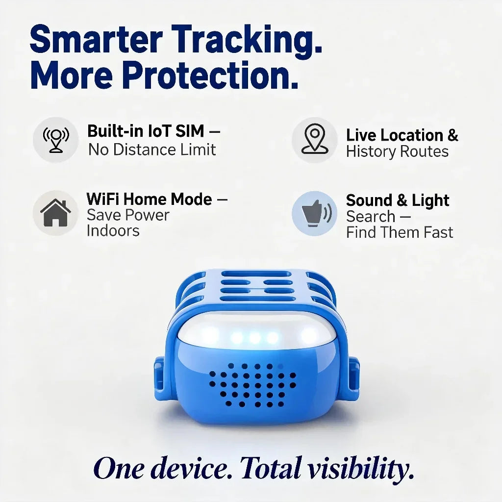 GPS Pet Tracker with Wi-Fi SIM