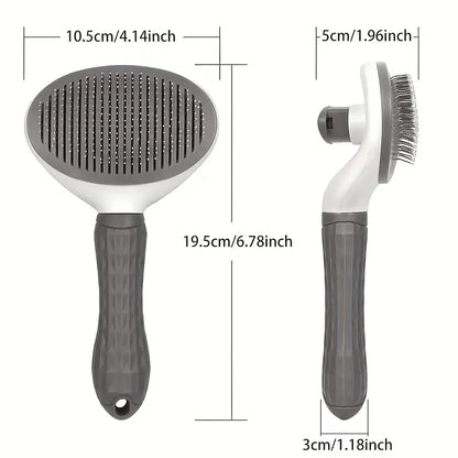 One-Click Hair Removal Slicker Brush