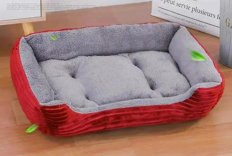Large Plush Corduroy Bed