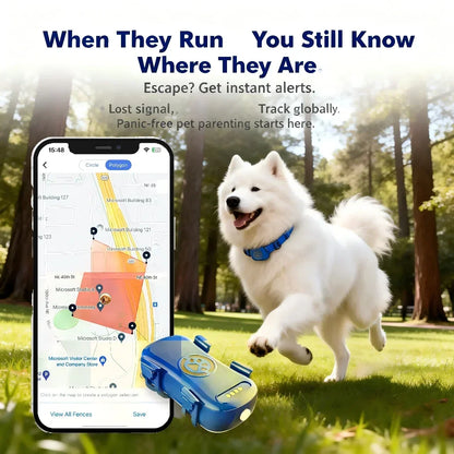 GPS Pet Tracker with Wi-Fi SIM