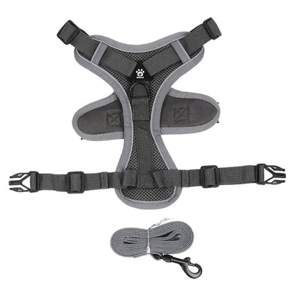 Reflective No-Pull Harness and Leash Set