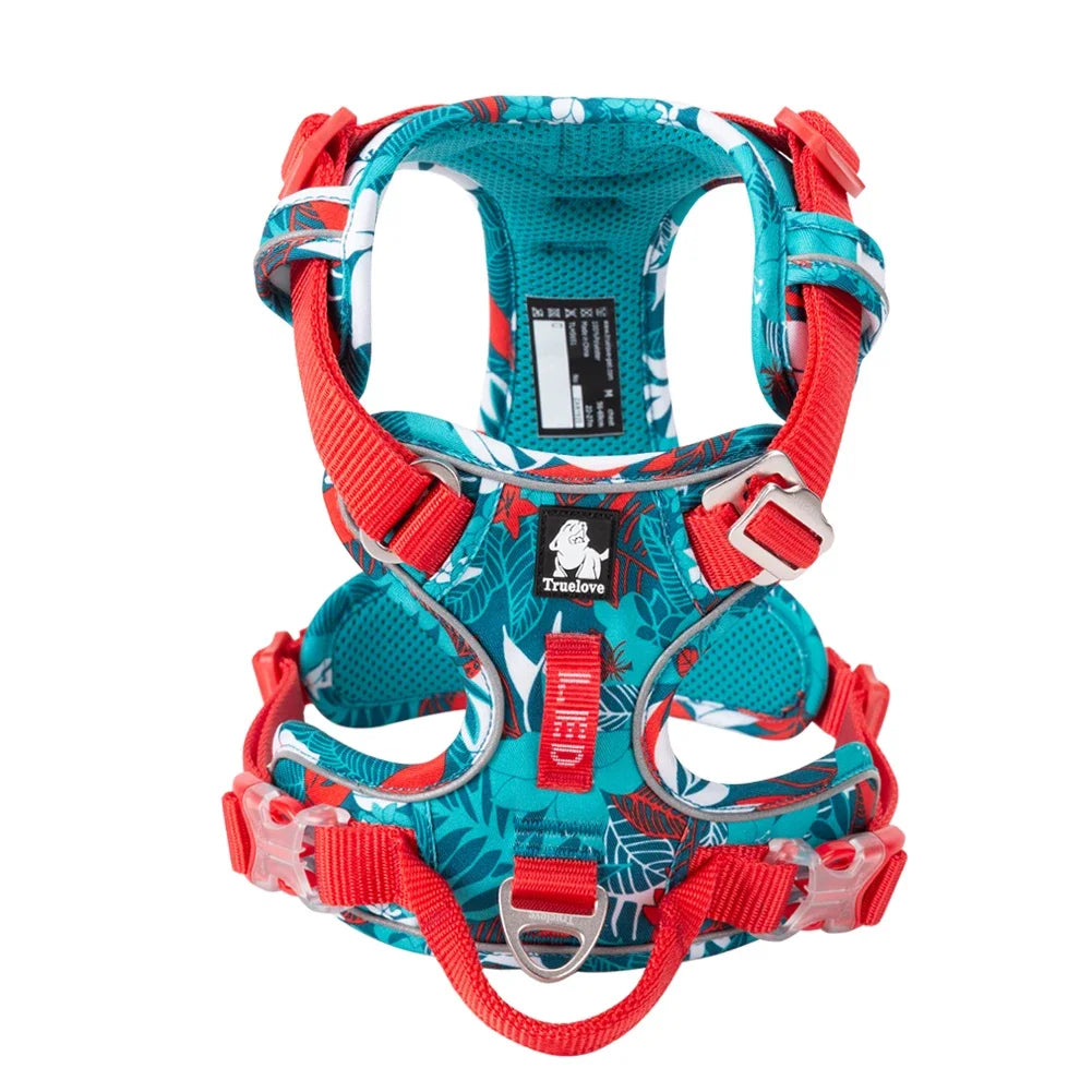 Adjustable Reflective No-Pull Nylon Harness