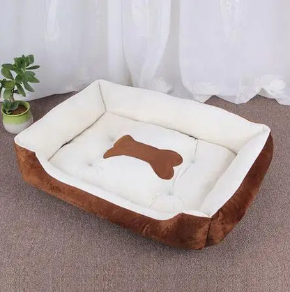 Large Plush Corduroy Bed