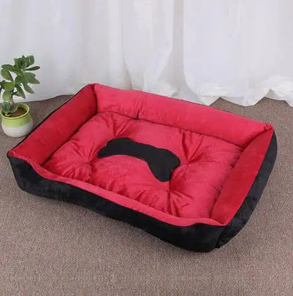 Large Cotton Square Bed