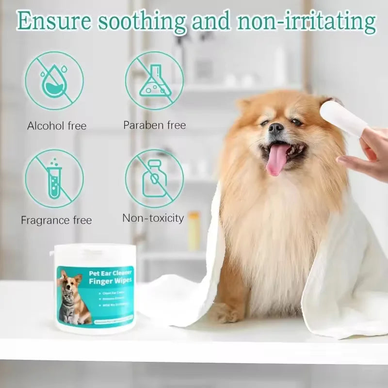 Disposable Ear Cleaning Finger Wipes