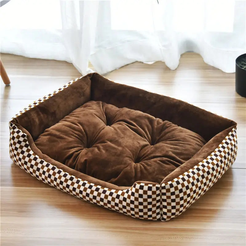 Large Plush Corduroy Bed
