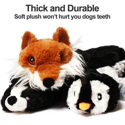 Durable Stuffing-Free Plush Chew Toy