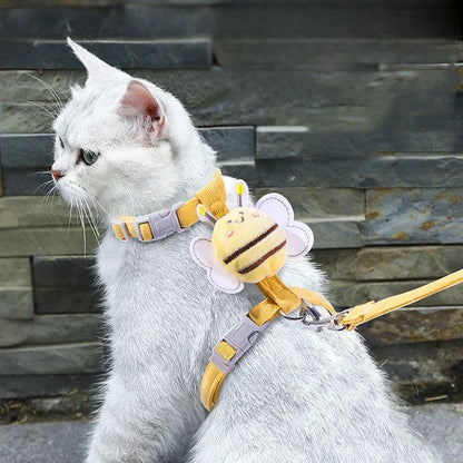 Adjustable Cartoon Bee Harness Leash Set