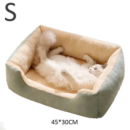 Soft Plush Basket Bed