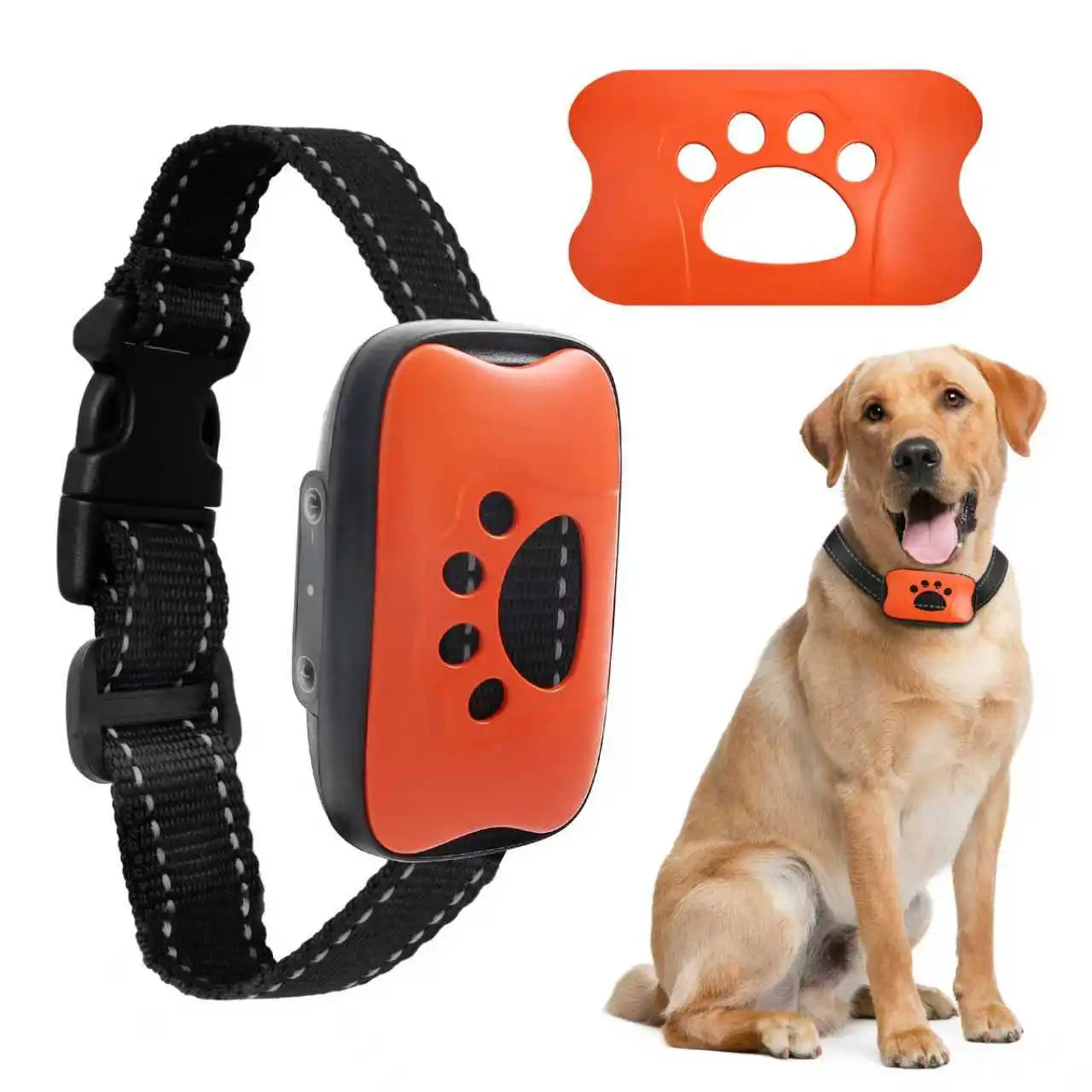 USB Rechargeable Ultrasonic Anti-Bark Training Collar