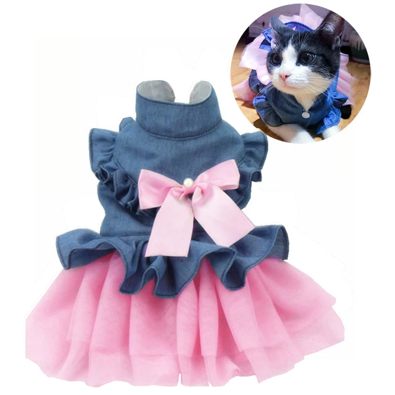 Denim Sphynx Summer Dress