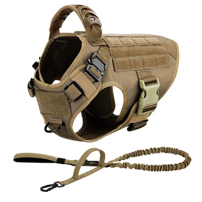 Tactical Nylon Harness Leash Set